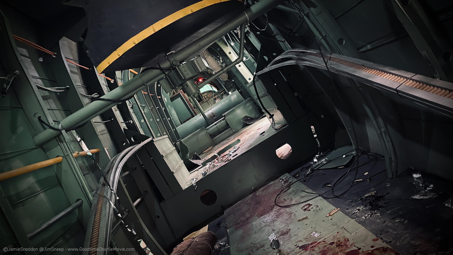 Goodtime Charlie - Fuselage interior - Replica Lancaster Bomber set designed and built by Jamie Sneddon Goodtime Charlie - a self funded Bomber Command feature 7 years in the making.